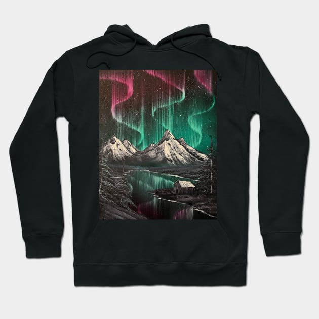 Christmas Northern Lights Hoodie by J&S mason